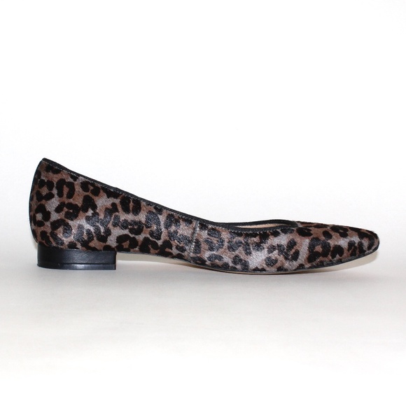 Talbots Leopard Print Ballet Flats in Calf Hair - Picture 4 of 14